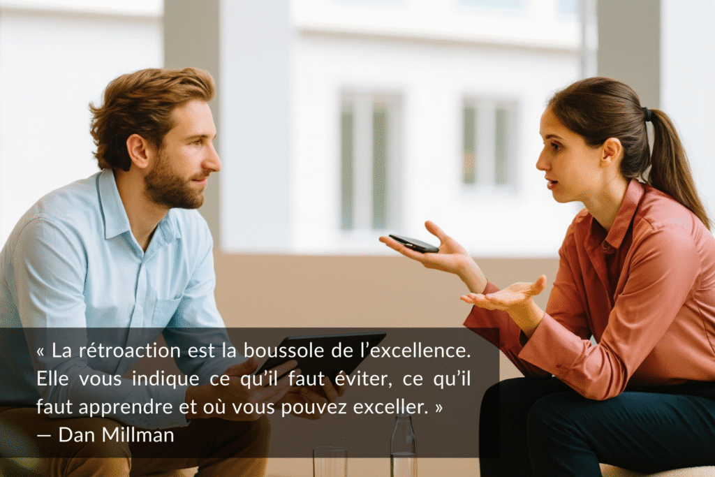 Démystifier la rétroaction constructive : un geste de bienveillance au quotidien