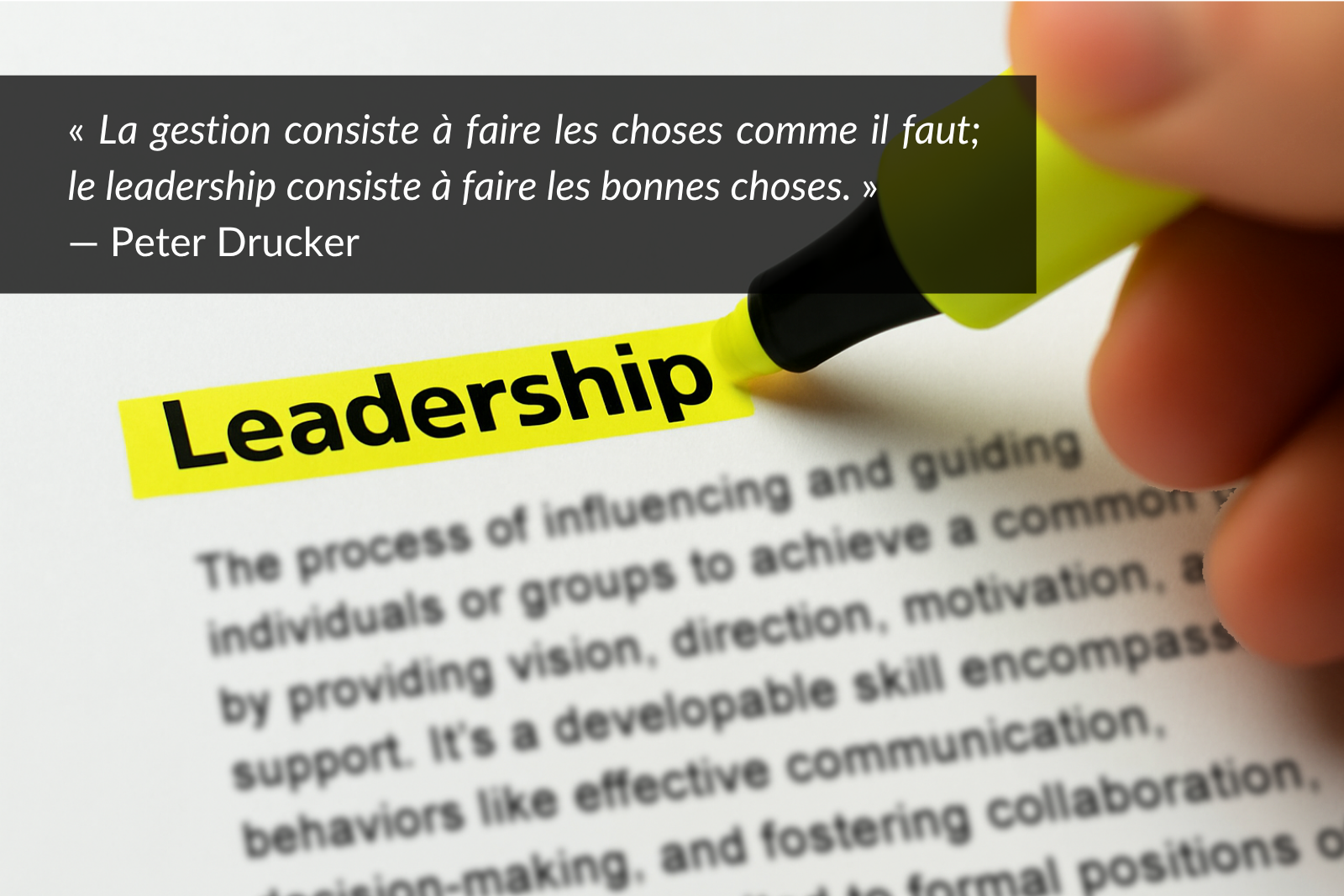 Les trois dimensions d’un leadership efficace