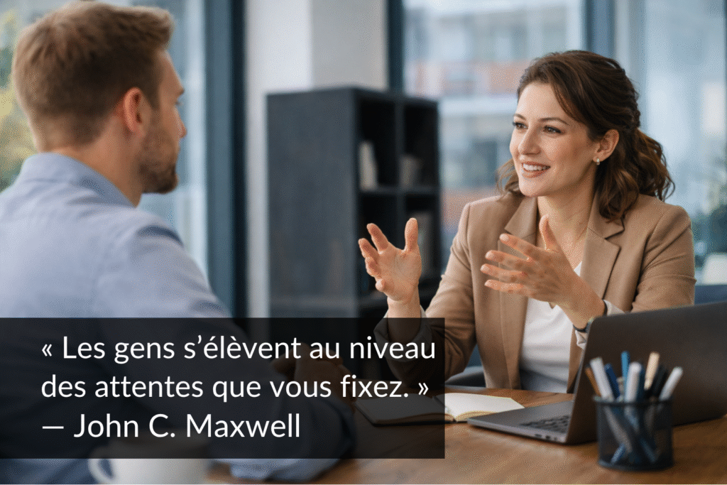Les leaders efficaces distinguent le rôle de la personne dans les conversations de revue de performance
